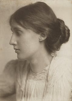 Photograph of Virginia Woolf.