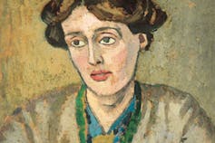 Portrait of Virginia Woolf.