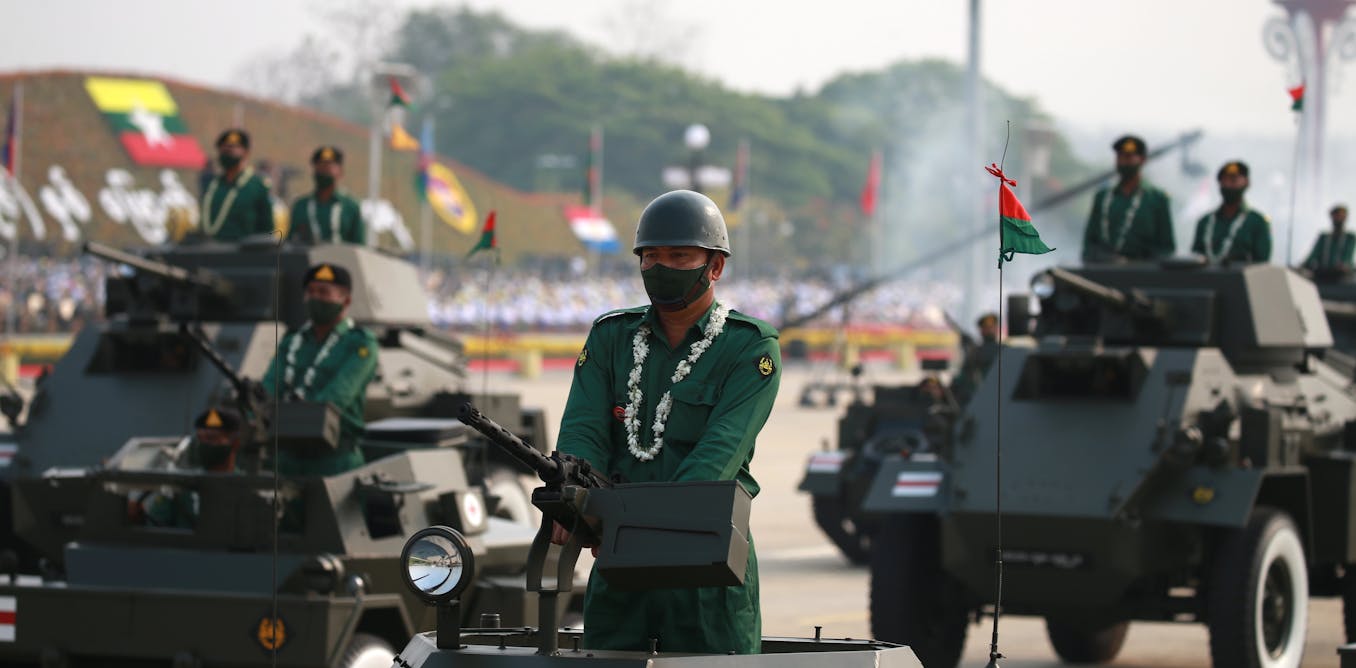 Myanmar's brutal military was once a force for freedom – but it's been waging civil war for decades