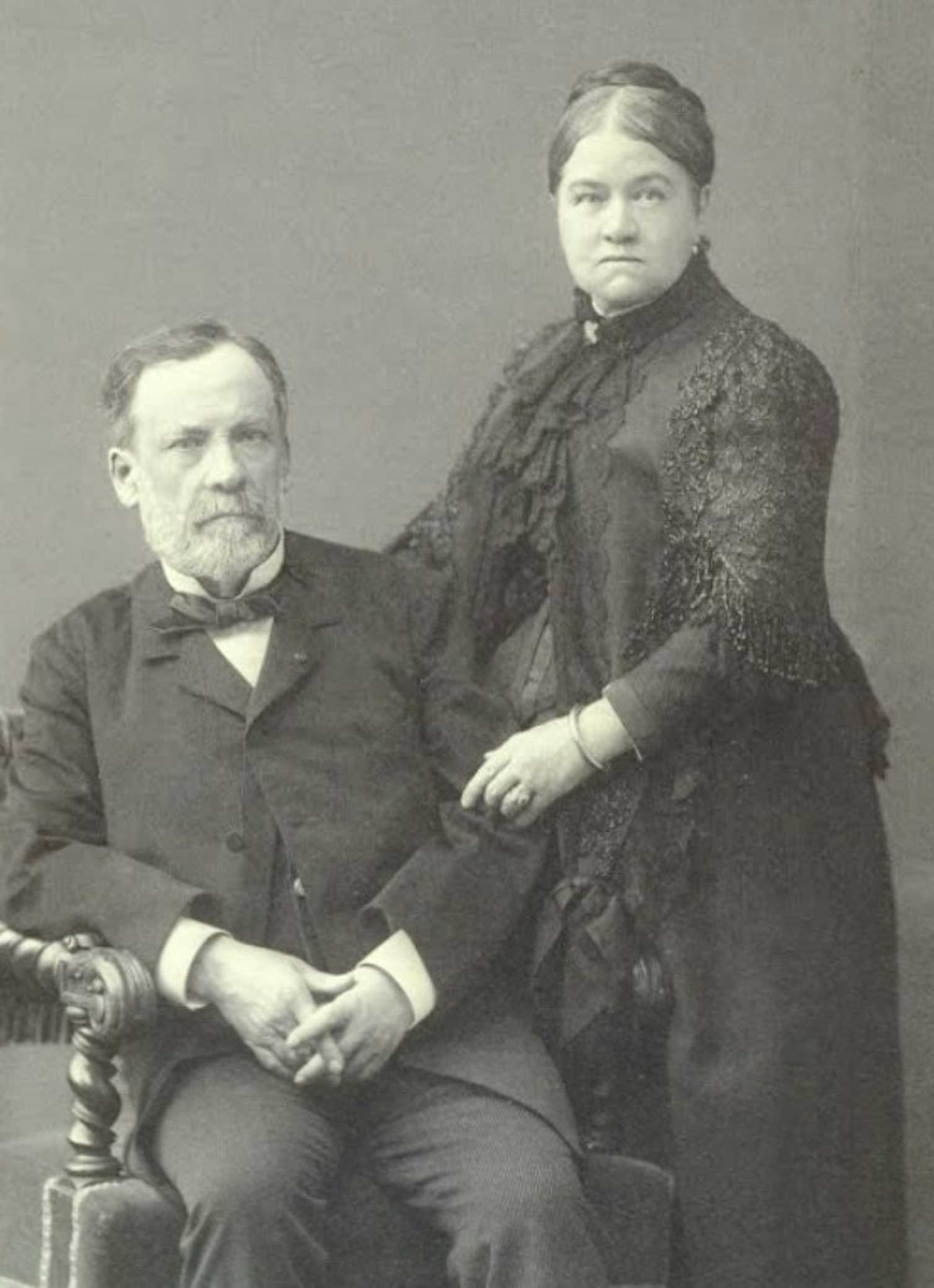 Луи Пастер с женой