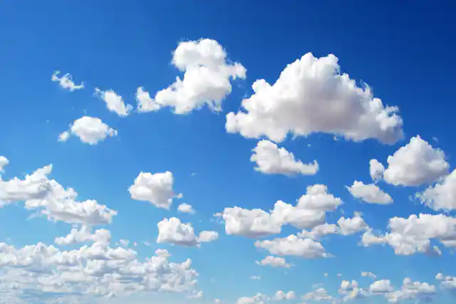 Blue sky with clouds