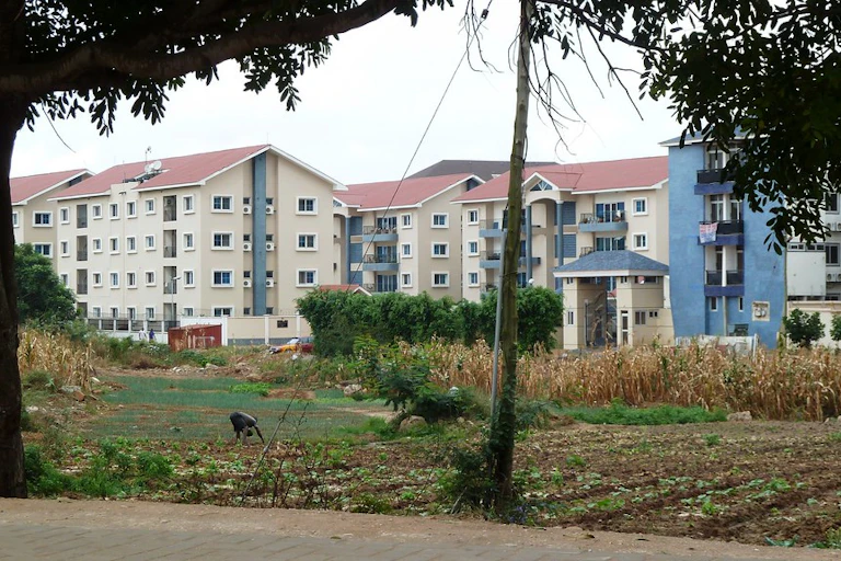 Block of apartment building