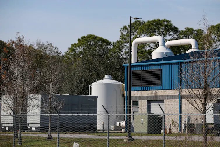 A water treatment facility