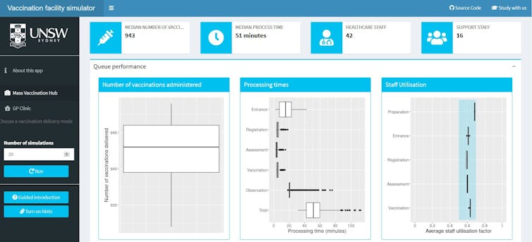 Vaccination simulator