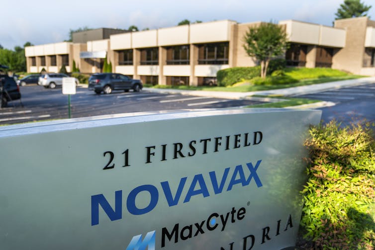 A general view of the Novavax headquarters, Maryland, USA.
