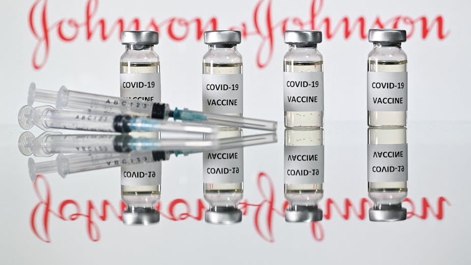 Four vials of the vaccine.