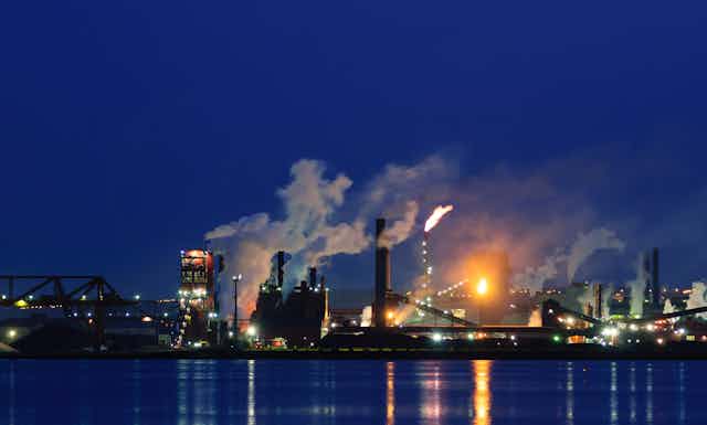 Steel plant in Hamilton, Ont.