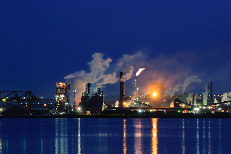 Steel plant in Hamilton, Ont.