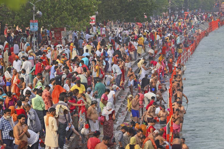 Millions take part in Hindu festival.
