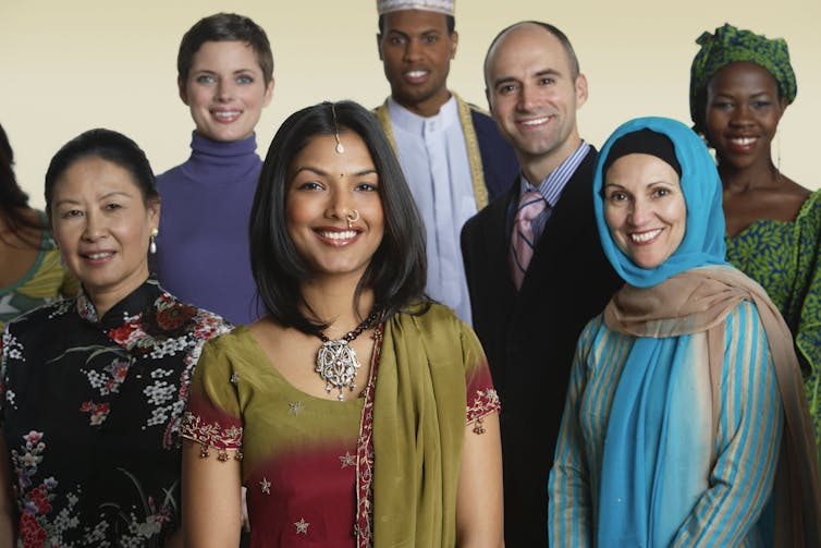 A group of diverse people.