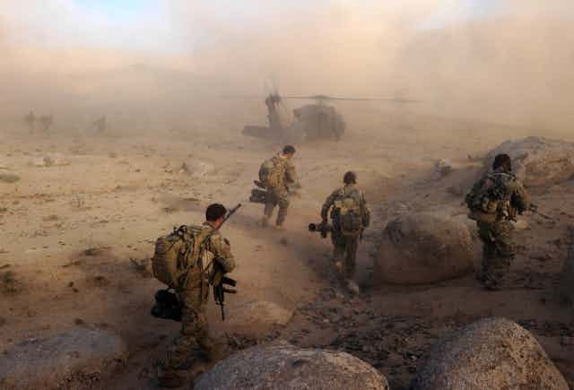 Australian soldiers in Kandahar in 2013.