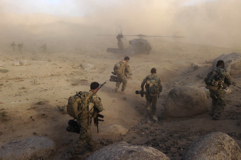 Australian soldiers in Kandahar in 2013.