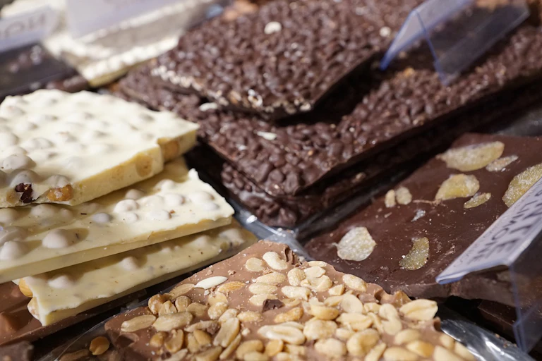 Different chocolate productions