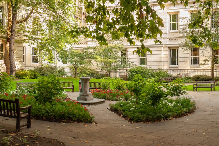 A pretty London park.