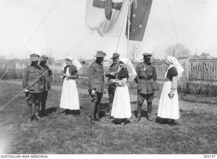 Australian nurses on the Western Front were also victims of war