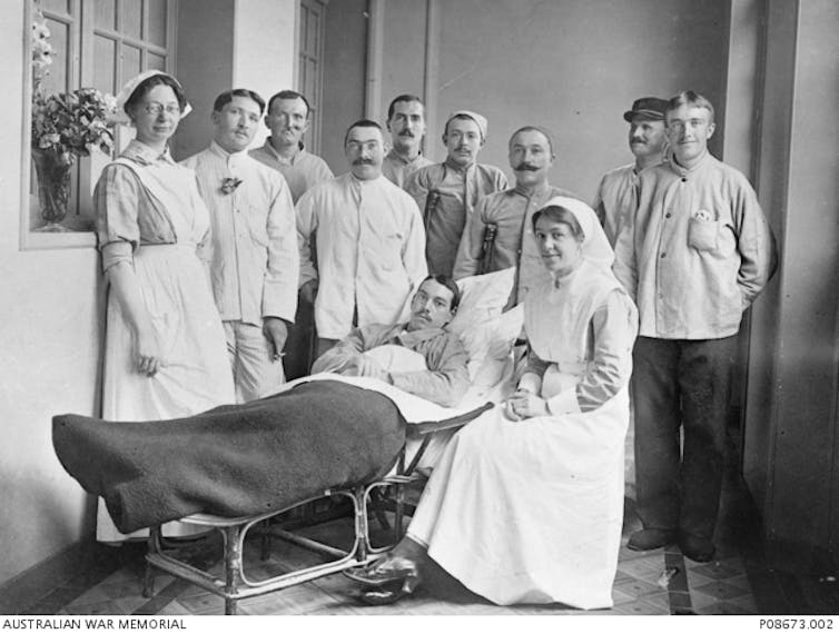 Australian nurses on the Western Front were also victims of war