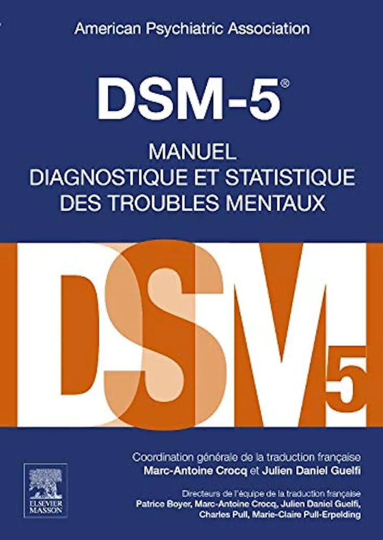 La page couverture du Manuel diagnostique et statistique des troubles mentaux.