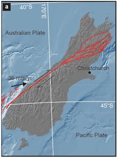 Graphic of Alpine Fault