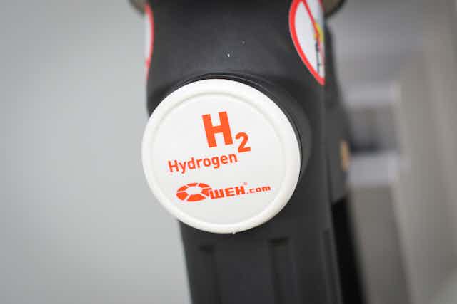 A hydrogen logo