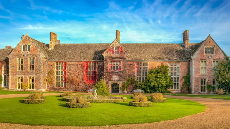 The facade of Littlecote house