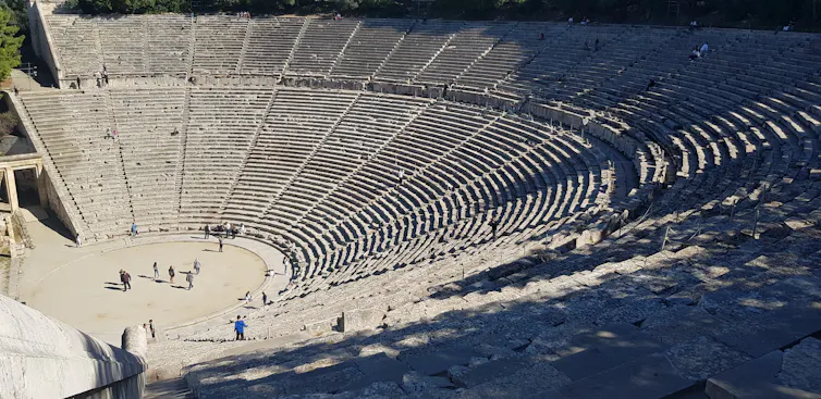 Ancient greek outdoor theatre.