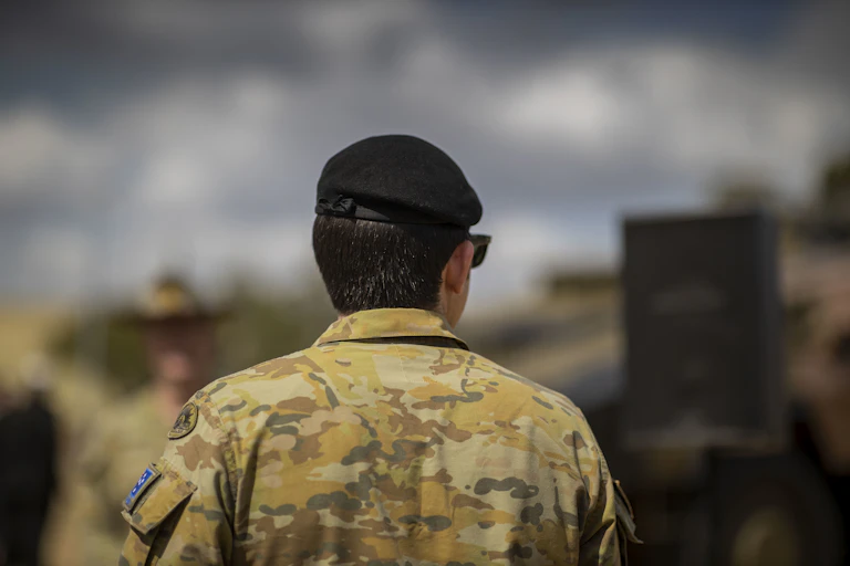 An Australian soldier