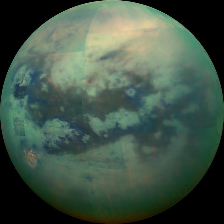 An image of Saturn's moon Titan