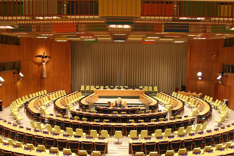 The United Nations Trusteeship Council chamber