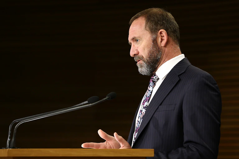 Health minister Andrew Little