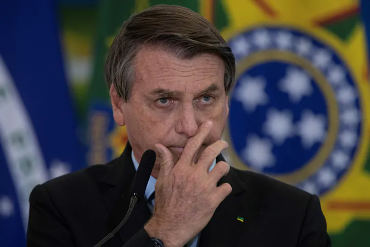 Brazilian president Jair Bolsonaro.