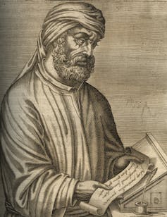 Engraving depicting early Christian author Tertullian