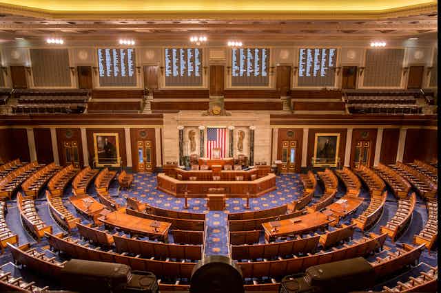 The chamber of the U.S. House of Representatives