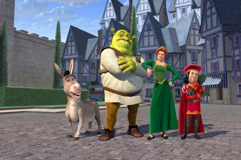 Animated fairy tale characters.