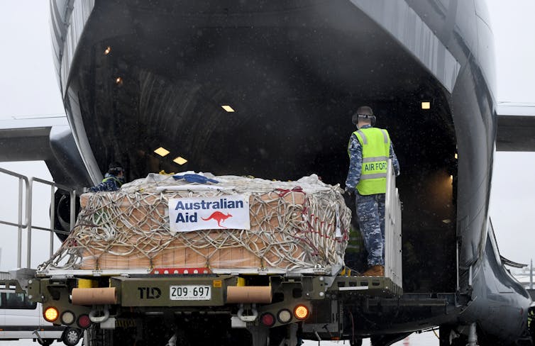 Australian shipment of vaccines to PNG.