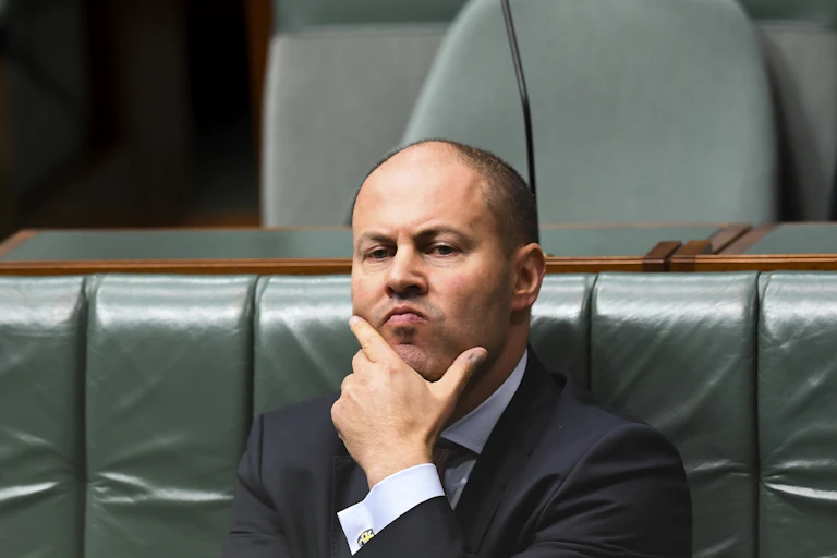 Australia's treasurer John Frydenberg in parliament.