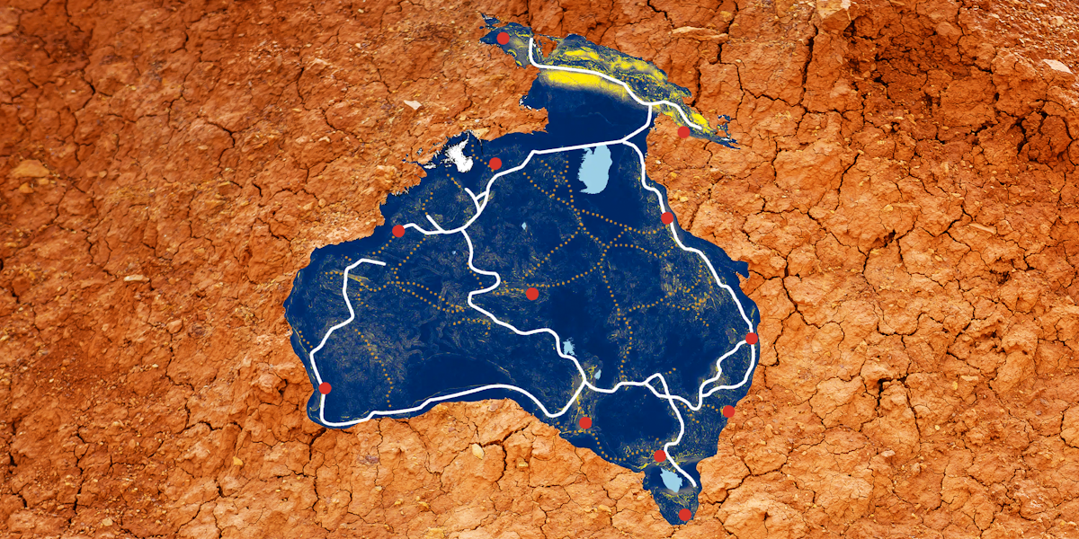 Afskrække hack gennembore We mapped the 'super-highways' the First Australians used to cross the  ancient land