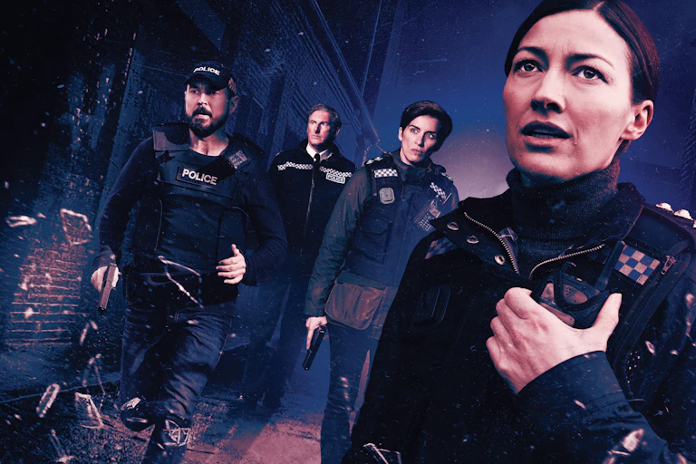 Four police officers.