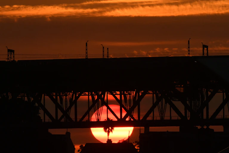 A sunset in Sydney