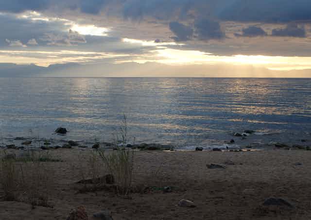 sunrise over Lake Malawi