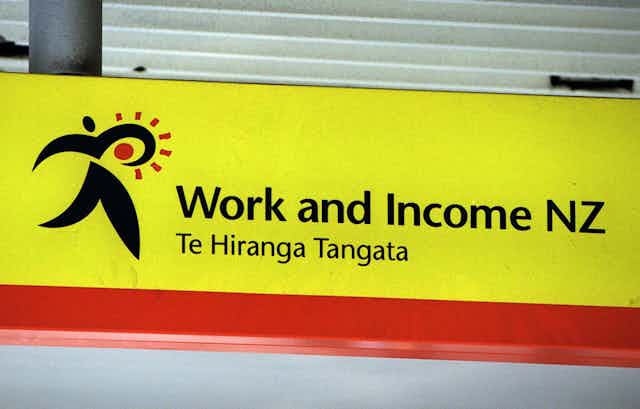 Work and Income sign