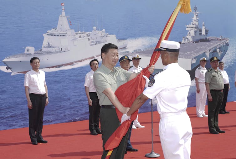 China's navy has been significantly upgraded.