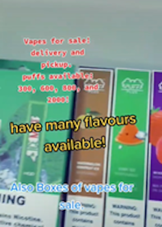 Vaping and e-cigarettes are glamourised on social media, putting young people in harm's way