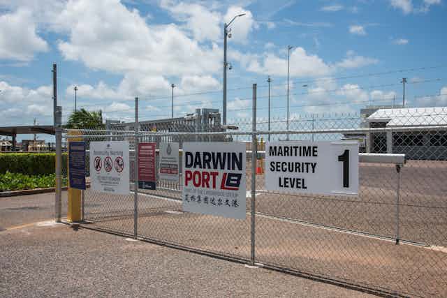 The port of Darwin