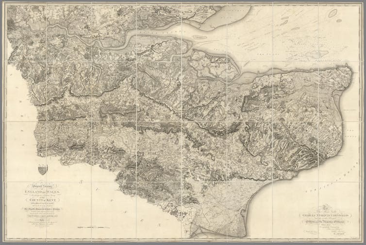 Historic Ordnance Survey (topographical) survey map
