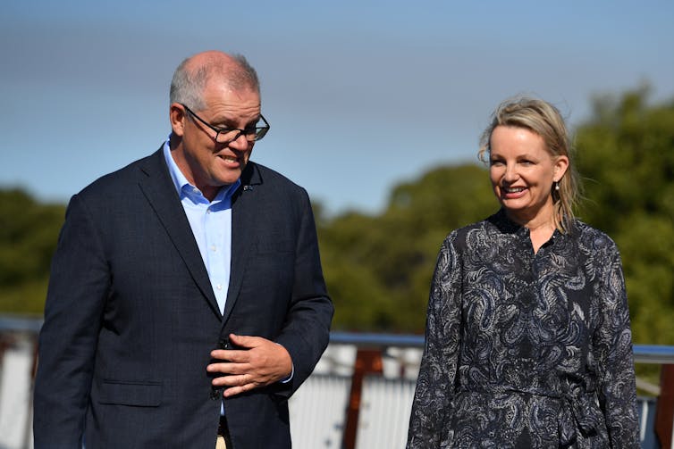 Sussan Ley and Scott Morrison