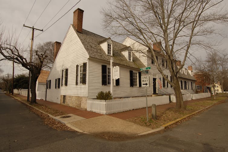 Outside of Mary Washington's house