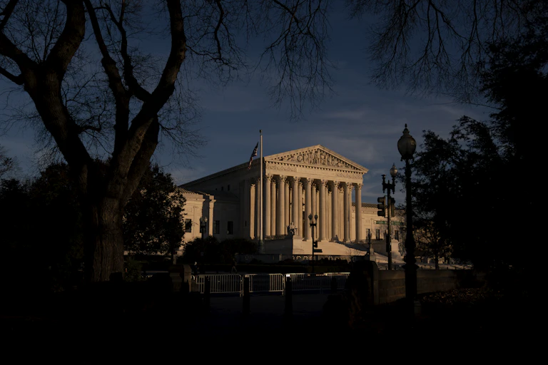 The US Supreme Court building