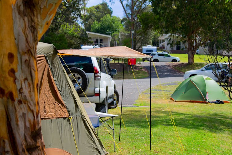 A campground in Australia