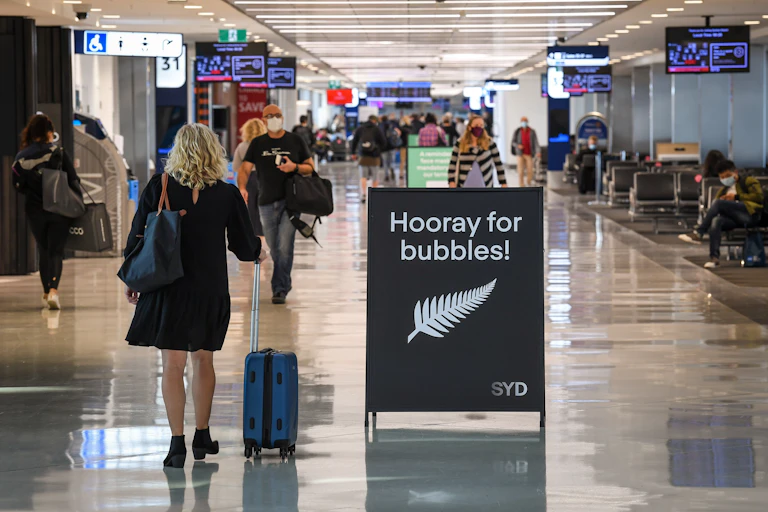 People in airport