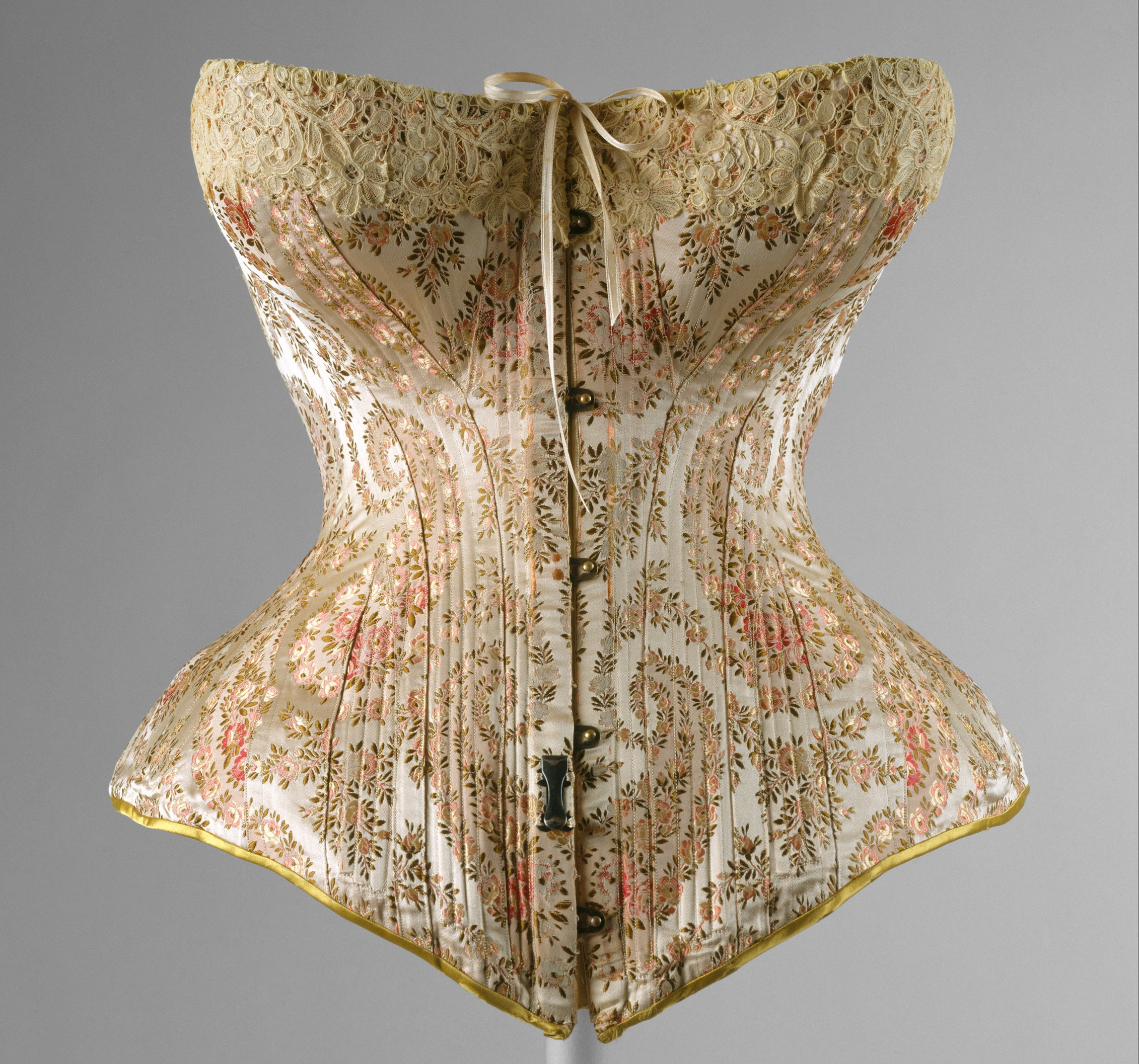 A beautiful corset, with a tiny waist.